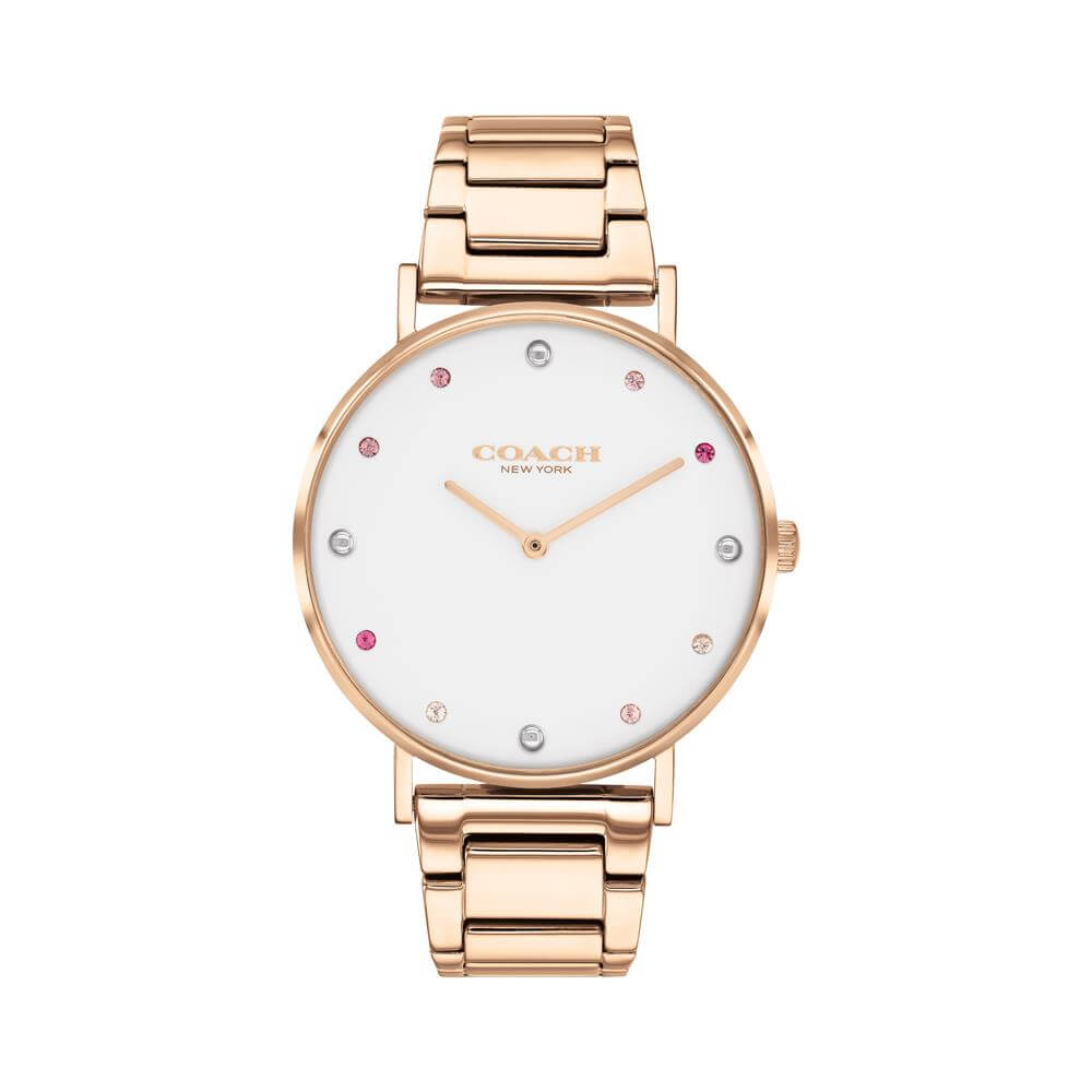 Coach Ladies Perry Rose Gold Watch